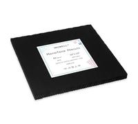 Pre-Cut Cotton Fabric Squares (42 pcs 10'' Black)