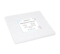Pre-Cut Cotton Fabric Squares (42pcs 10'' White)