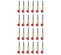 Pre-Cut Cricket Bat & Ball Edible Rice/Wafer Paper Cupcake Cake Dessert Toppers Birthday Party Decorations