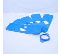 Pre Cut Freestyle Libre Sensor Patches X5 Reusable Cover or Refill Many Colours (x5 Patches with Cover, Light Blue)