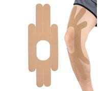 Pre Cut Kinesiology Tapes - Breathable Sports Tape, Waterproof Kinesiology Tape | Kinesiology Taping for Knee, Fitness, Running, Tennis, Football, Muscle Support