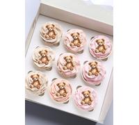 PRE-Cut Teddy Bears Picnic - Edible Cupcake Toppers/Cake Decorations (Pack of 24)