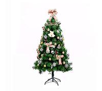 pre-decorated artificial christmas tree, xmas tree easy to assemble with sturdy metal stand christmas ornaments-Gold 6ft the new