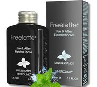 Pre Electric Shave After Shave Lotion Cream - Close Shave Balm - Smooth and Irritation-free Shaving - Cooling Pre and Post Shave balm. Freelette (MINT/BERGAMOT) 125ml
