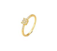 Pre Engagement Ring Wedding Rings White Gold 14K Au585 Size Q 1/2 White Round 6mm Moissanite Stackable for Sister Popular