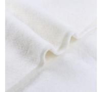Pre Felt Wool Felt Fabric, Pure Merino Wool Felt for Quick Backing, Shaping and Filling, Needle Felting, Wet Felting, DIY Craft, Save Time, 12 x 39 Inches, White