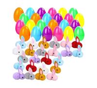 Pre-Filled Easter Eggs - 24 Pieces Plush Toy Easter Party Favors, Prizes | For Girls, Daycare, Playroom, Children's Room, Bedroom, Living Room, Study, Home,