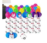 Pre Filled Easter Eggs - Toy Set With Animal Pull Back Cars, Plästic Surprise Egg With Bunny & Carrot Vehicles | Fun 2026 Party Favors & Basket Stuffers | Ideal For Easter Egg Hunts & School Prizes