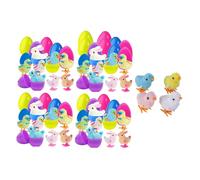 ＡＷＨＡＯ Pre-filled Easter Eggs with Toys, Stuffed Animals, Loose Carnival Prizes, Classroom Rewards, Children's Basket Fillers And More, set of 36