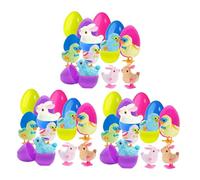 ＡＷＨＡＯ Pre-filled Easter Eggs with Toys, Stuffed Animals, Loose Carnival Prizes, Classroom Rewards, Children's Basket Fillers And More, set of 24