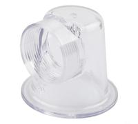 Pre-Filter Lid Transparent Insert For SPS 50, 75, 100 Pump, Plastic Construction, 80mm Height, Simple Maintenance Pool System Replacement Part(1pc)