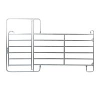 Pre-galvanized panel with horse-riding gate Kerbl