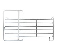 Pre-galvanized panel with horse-riding gate Kerbl