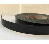 Pre Glued Iron on Black Gloss Melamine Edging Tape 22mm wide x 10 Metres..