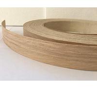 Pre Glued Iron on Oak Wood Veneer Edging Tape 22mm Wide x 5 Metres