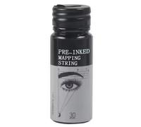 Pre-Inked Brow Mapping String - 30m Cylinder Pre-Inked Thread for Precision Microblading, Permanent Makeup and Cosmetic Tattoo- (Black)