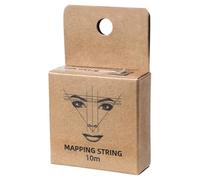 Pre Inked Brow Thread - Mapping String, Eyebrows Ruler Marker | Positioning Auxiliary Drawing Threads for Salons Makeup Precision Brows Shapings Professional Cosmetic Tool Portable Stencil Guid
