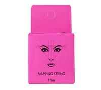Pre-Inked Microblading Mapping String For Symmetrical Brow Positioning Measure 10 Meters/Box Pink Brow Mapping String Pre Inked Mapping Thread