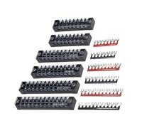 Pre Insulated Double Row Terminals Block For Industrial Automation And Electrical Project Efficient Current Transmission Multiple Line Connection Block