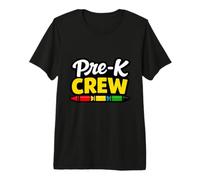 Pre K Crew Crayon Preschool Team Back to School Premium T-Shirt