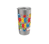 Pre-K Crew Cute School Supplies Stainless Steel Insulated Tumbler