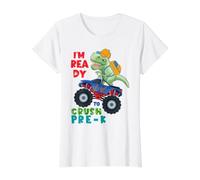 Pre K for Boys First Day of Pre-K Back to School Value Graphic T-Shirt, Women, White, S