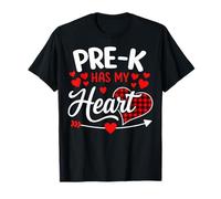 Pre-k Has My Heart Funny Valentine's Day Teacher Students T-Shirt
