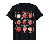Pre-K is My Jam Strawberry Bow 1st Day of School Teacher Kid T-Shirt