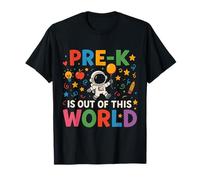 Pre-K is Out of This World Astronaut Kids Design T-Shirt