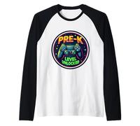 Pre-K Level Unlocked Gamer Gaming Video Game Controller Raglan Baseball Tee