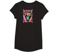 Pre-K Pencil and Ruler Cute School Design T-Shirt