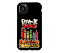Pre-K Staff Squad Embracing Differences Preschool Team Case for iPhone 11 Pro Max