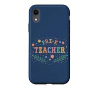 Pre-K Teacher Botanical Muted Pastel Back To School Case for iPhone XR