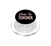Pre-K Teacher Colorful Leopard Print Pattern Style PopSockets PopGrip for MagSafe