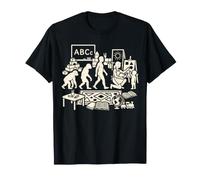 Pre-K Teacher Evolution Early Childhood Education Graphic T-Shirt