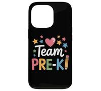 Pre K Team Kindergarten Educator Back To School School Staff Case for iPhone 13 Pro