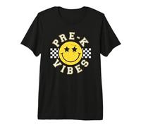 Pre-K Vibes Sunflower Retro Premium T-Shirt