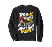 PRE-K WHERE THE ADVENTURE BEGINS Teacher First Day of School Sweatshirt