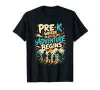 PRE-K Where THE Adventure Begins Teacher First Day of School T-Shirt