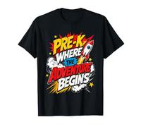 PRE-K Where THE Adventure Begins Teacher First Day of School T-Shirt