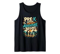 PRE-K Where THE Adventure Begins Teacher First Day of School Tank Top