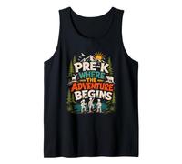PRE-K Where THE Adventure Begins Teacher First Day of School Tank Top