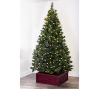 (Pre-lit 4ft) Christmas Tree World | Unlit/Pre-lit Majestic Dew Pine | Bottle Brush Style