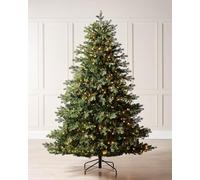 Pre-Lit Balsam Fir Christmas Tree, 10 ft
