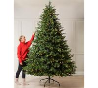 Pre-Lit Balsam Fir Christmas Tree, 9 ft