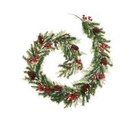Pre-Lit Berries & Pinecones Garland