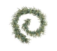 Pre-Lit Blue Mixed Pine Garland, 9 ft