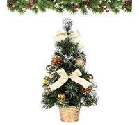 Pre-Lit Christmas | Pre-Lit Christmas with Hanging Ornaments | Gift Decorated with Hanging Ornaments, Battery Operated for Holiday Decorations, Big Tree