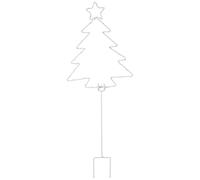 Pre-Lit Christmas Tree Garden Pathway Stake Light, 35 Warm White LEDs