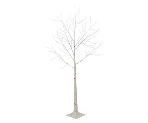 Pre-Lit Christmas White Birch Tree 150cm height with 400 Cool White Micro Led